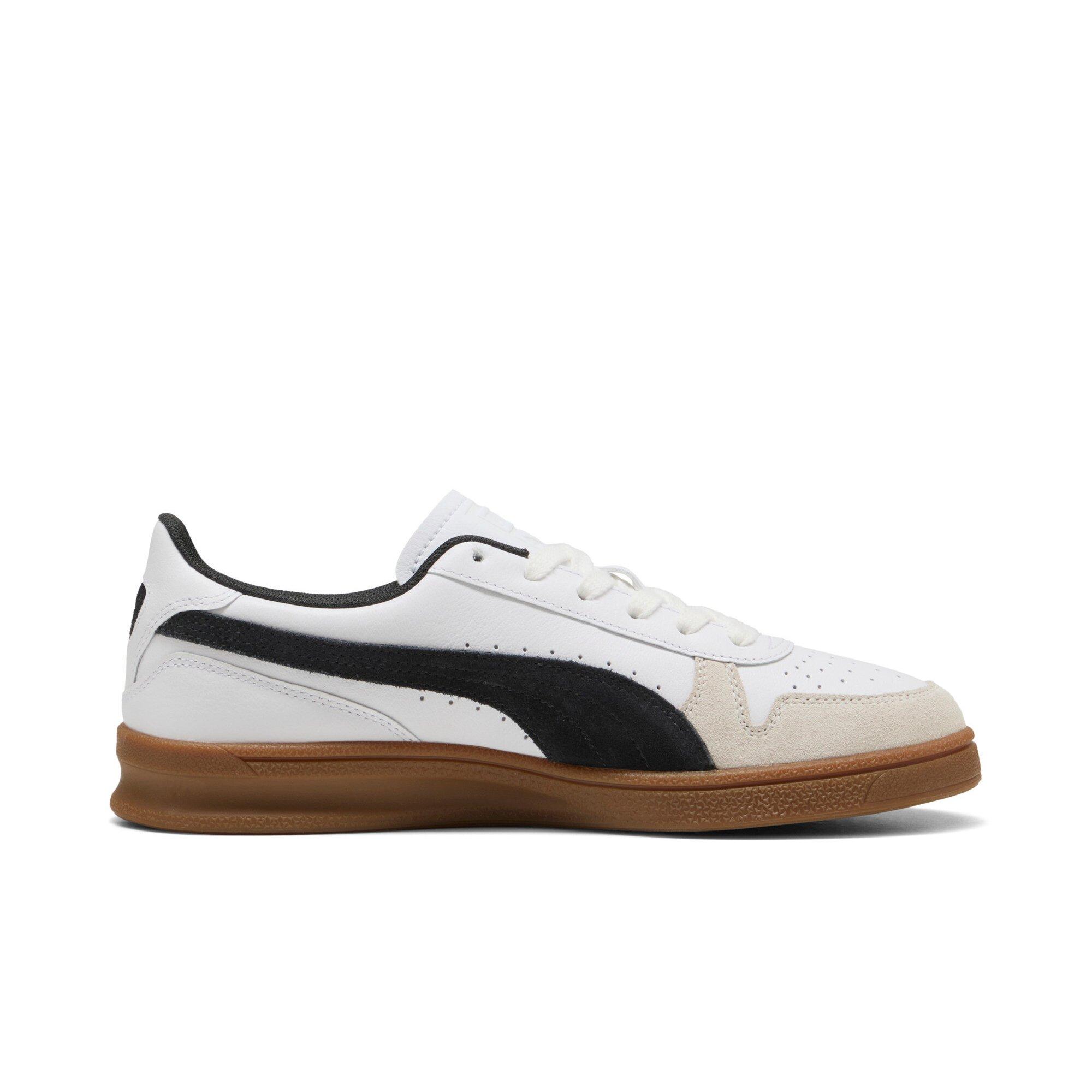 PUMA Indoor "PUMA White/PUMA Black/Gum" Men's Shoe